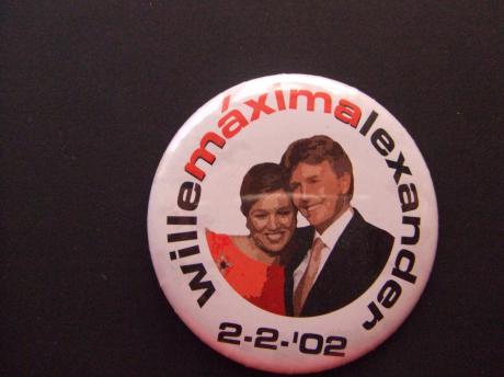 Koning Willem-Alexander-koningin Máxima 02-02-2002